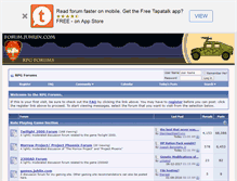 Tablet Screenshot of forum.juhlin.com